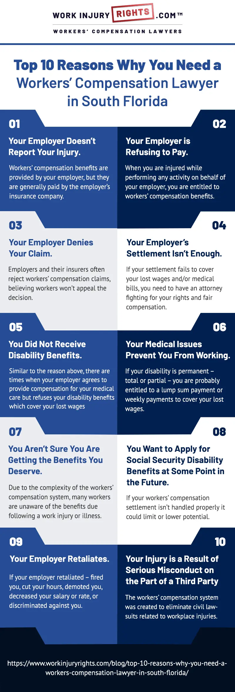 Top reasons you need a workers comp lawyer in florida