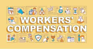 Workers compensation word concepts banner workers' compensation in Florida