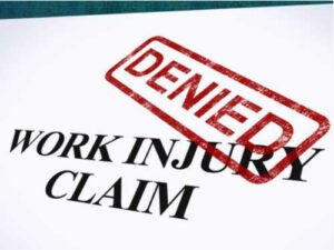 A denied workers comp claim