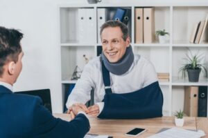 Tampa workers comp lawyer helping injured man