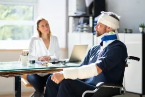 Man in Wheelchair Applying for Workers Comp and Social Security Disability