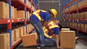 Factory Worker Injured on Ground