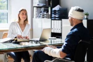 Workers' Compensation Lawyer And Client