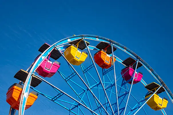 colorful ferris wheel