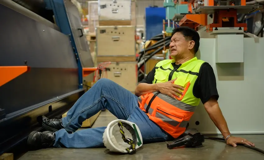 Warehouse worker with back injury filing Florida workers compensation claim