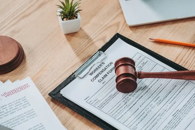 Florida workers compensation claim form for injured Miami construction worker