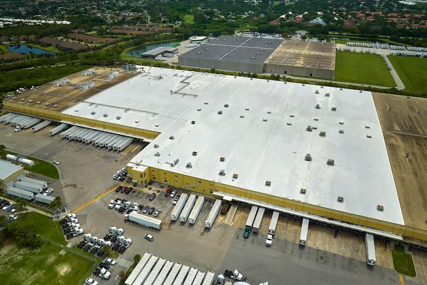 Large fulfillment center and distribution hub in Miami-Dade County where a warehouse injury could frequently occur