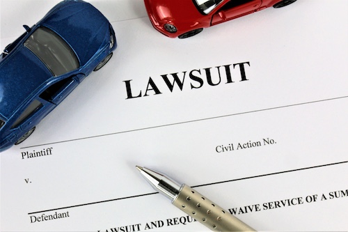 Lawsuit Document Closeup - Third-Party Lawsuit